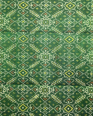 Green Manekchowk Designer Patola Dupatta - SindhoiPatolaArt