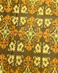 Green & Mustard New Fancy Design Patola Saree - SindhoiPatolaArt