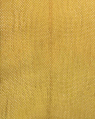 Light Golden Yellow & Peach Shaded Munga Silk Bandhani Saree - SindhoiPatolaArt