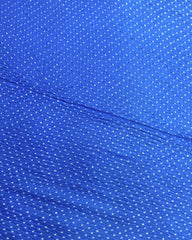 Light Green & Blue Shaded Munga Silk Bandhani Saree - SindhoiPatolaArt