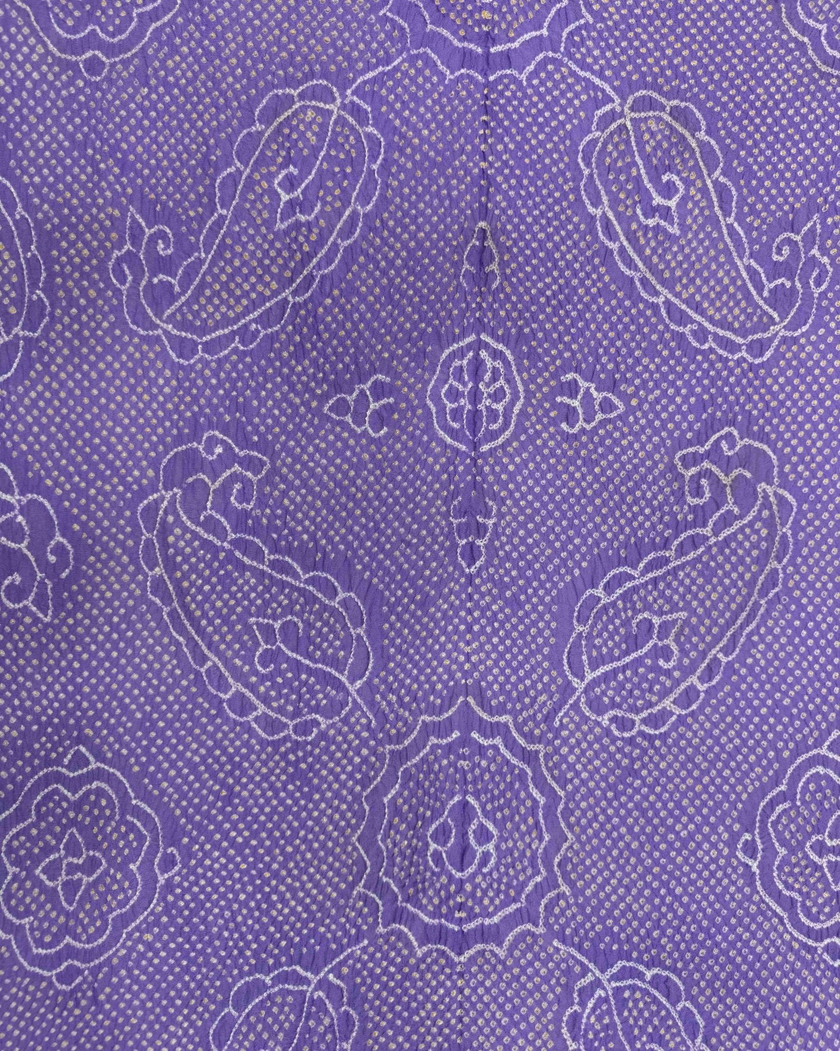 Light Purple Georgette Bandhani Dupatta - SindhoiPatolaArt