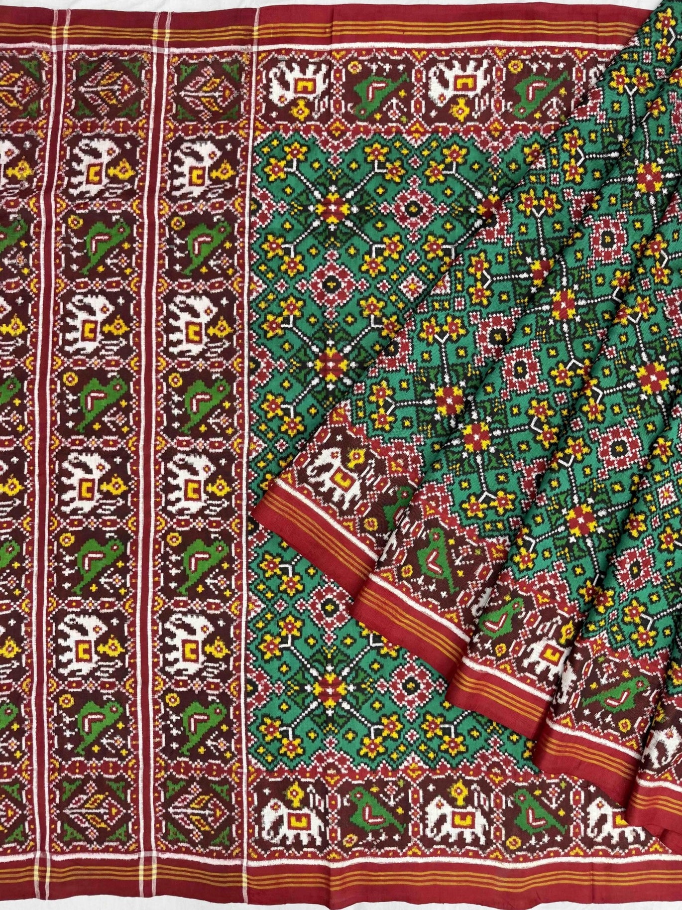 Patan Patola Sarees – Heritage Silk Sarees from Patan – SindhoiPatolaArt