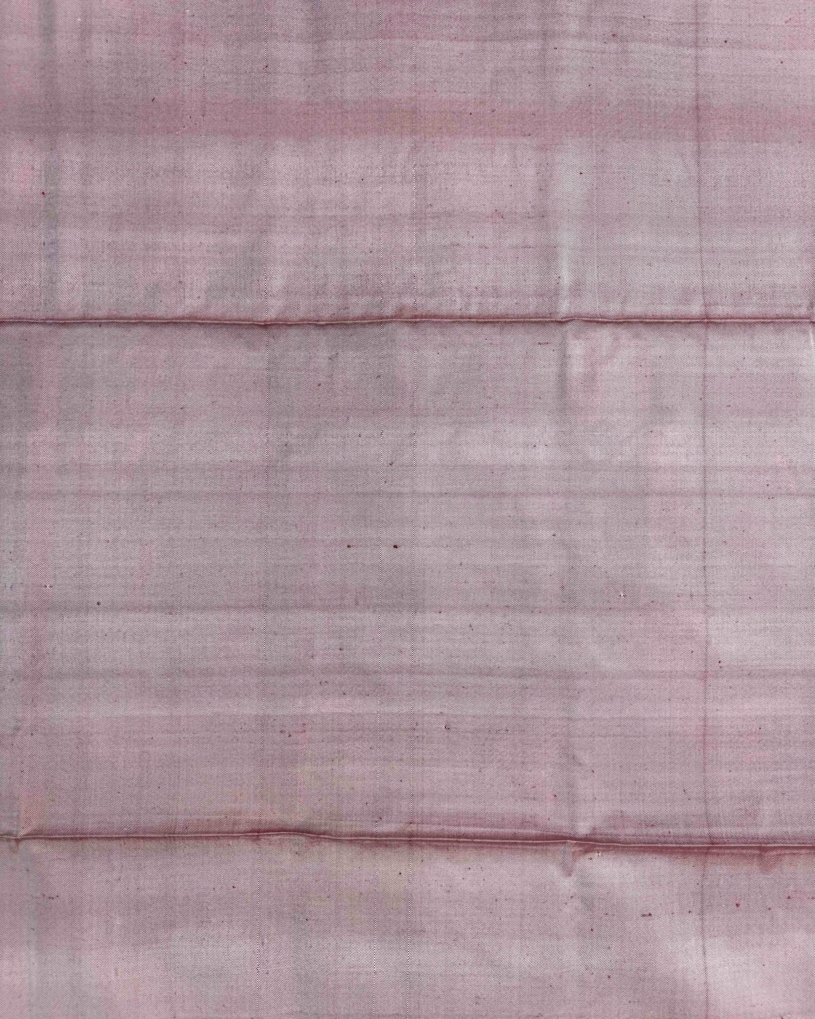 Maroon & Light Onion Plain Double Ikat Patola Dupatta - SindhoiPatolaArt