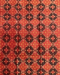 Maroon Red Buttonful Design Patola Dupatta - SindhoiPatolaArt