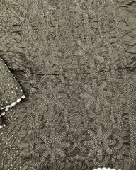 Mehendi Chiniya Bandhani Saree - SindhoiPatolaArt