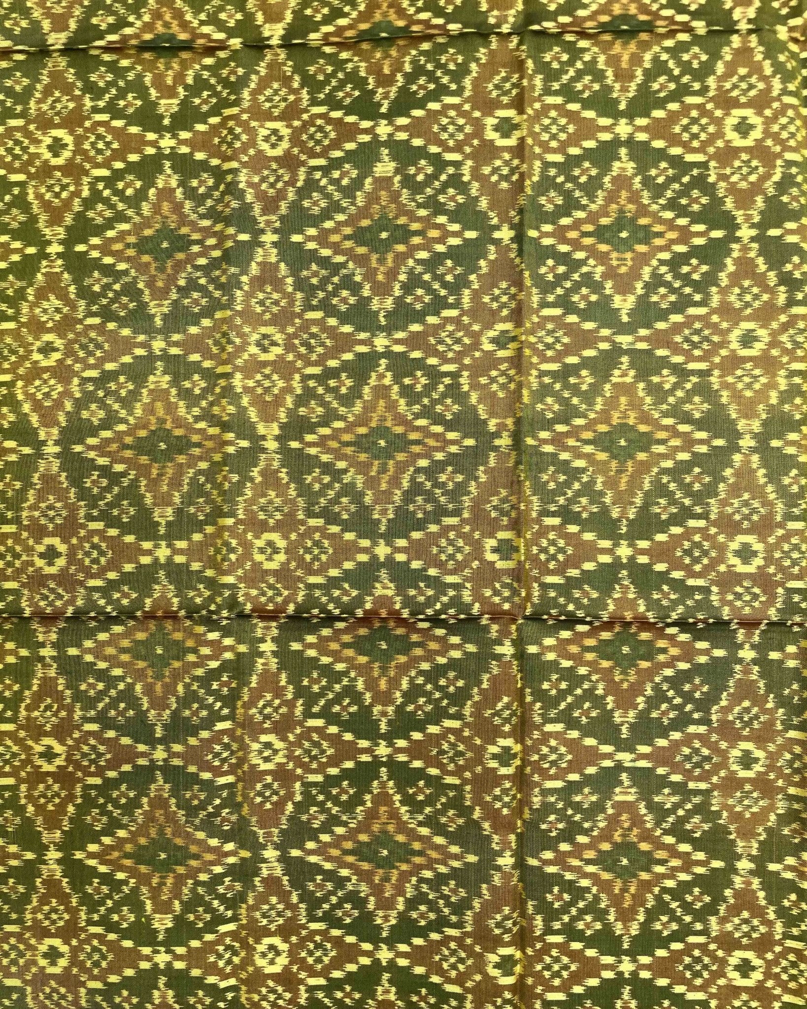 Mehendi Solsitara Design Patola Dupatta - SindhoiPatolaArt