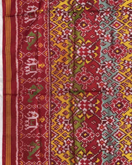 Multicolour Navratan Patola Dupatta - SindhoiPatolaArt