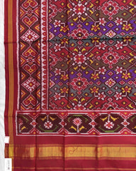 Multicolour Navratan Patola Dupatta - SindhoiPatolaArt