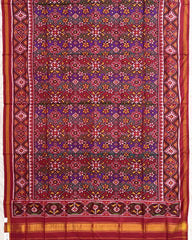 Multicolour Navratan Patola Dupatta - SindhoiPatolaArt