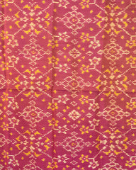 Peach Pink Navratan Designer Patola Dupatta - SindhoiPatolaArt