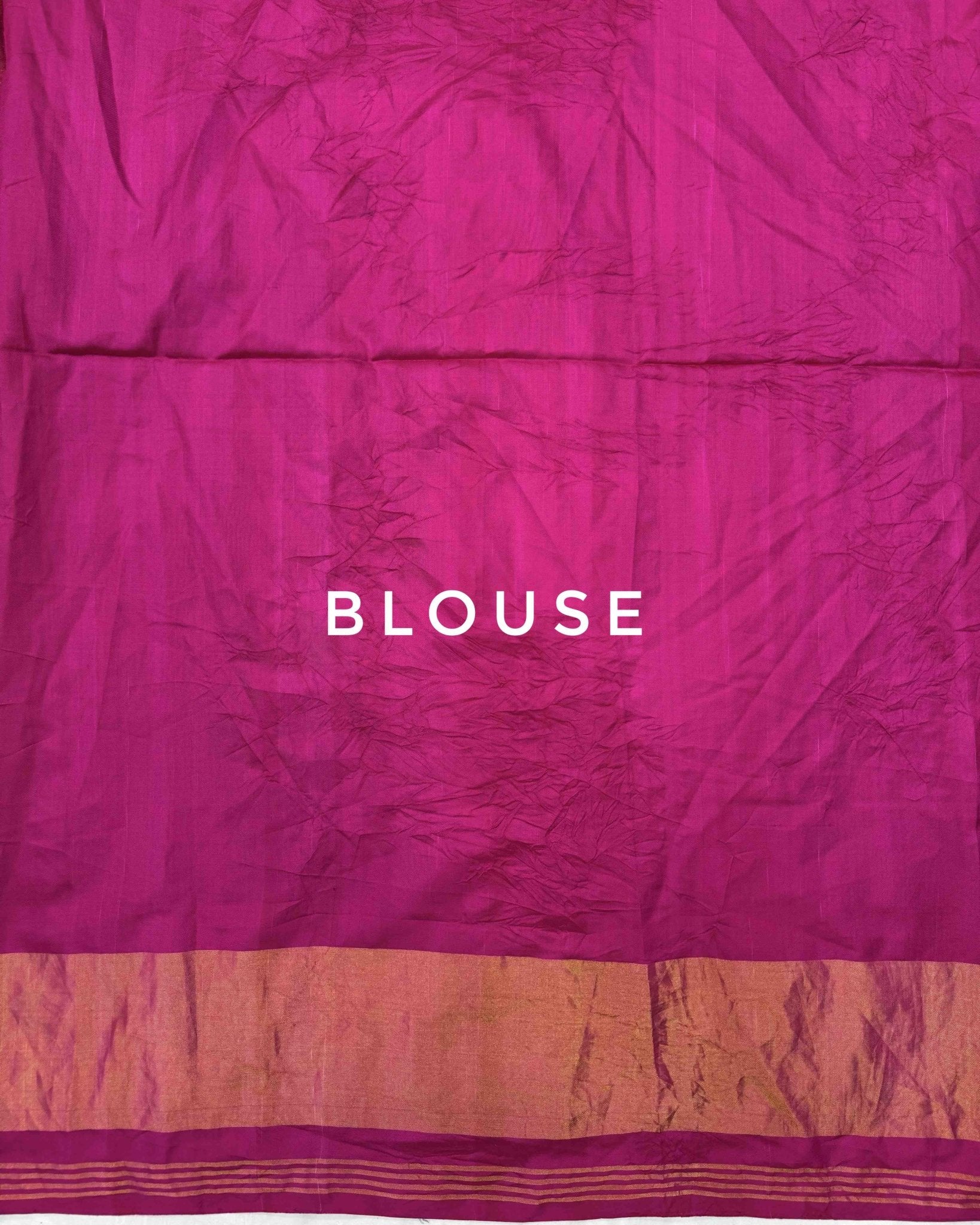 Pink & Blue Patola Bandhani Saree - SindhoiPatolaArt