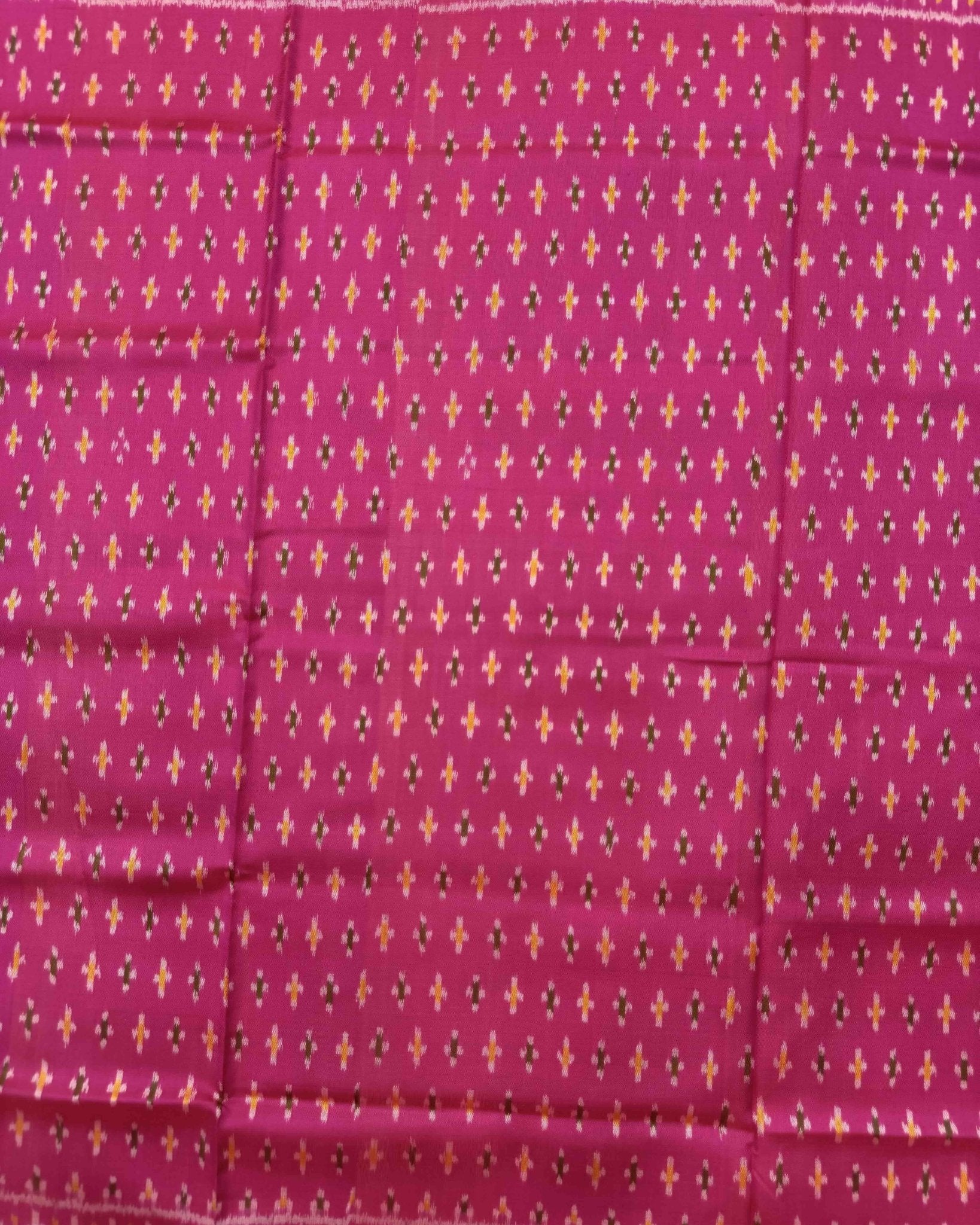 Pink Booty Patola Saree - SindhoiPatolaArt