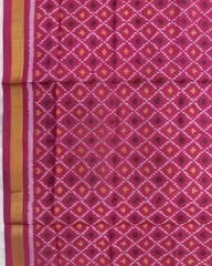 Pink DaramBhatt Patola Dupatta - SindhoiPatolaArt