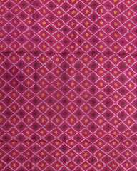 Pink DaramBhatt Patola Dupatta - SindhoiPatolaArt