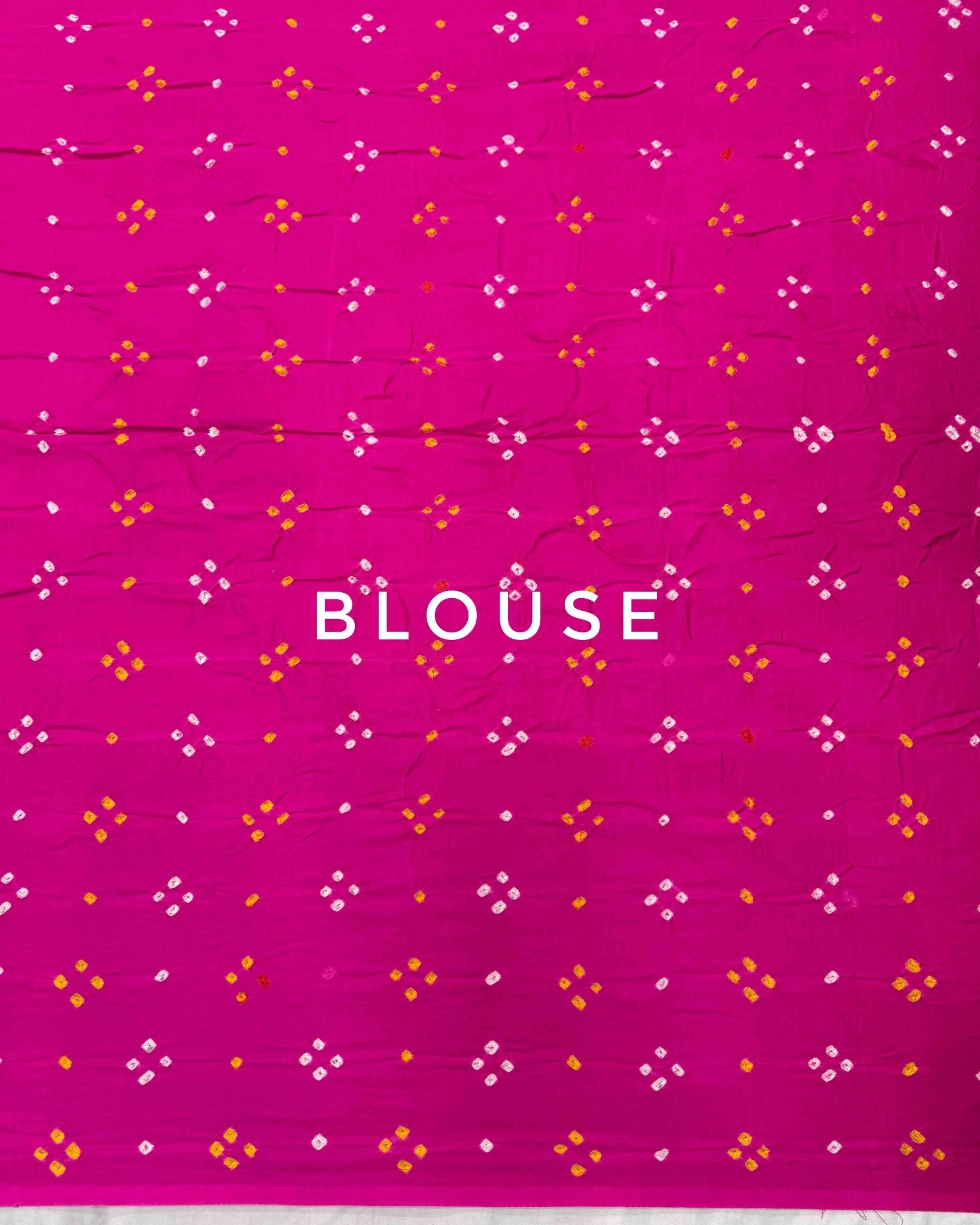 Pink Gajji Silk Bandhani Saree - SindhoiPatolaArt