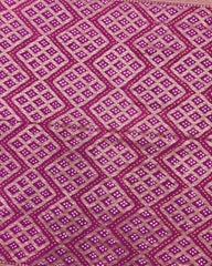 Pink Georgette Bandhani Saree - SindhoiPatolaArt