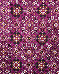 Pink Light Dark Shade Navratan Patola Dupatta - SindhoiPatolaArt