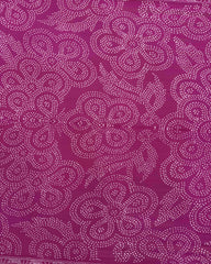 Pink Lukhnowi Work Georgette Bandhani Saree - SindhoiPatolaArt