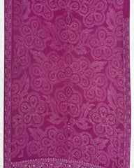 Pink Lukhnowi Work Georgette Bandhani Saree - SindhoiPatolaArt