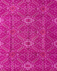 Pink Manekchowk Designer Patola Dupatta - SindhoiPatolaArt