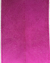 Pink & Peach Pink Shaded Munga Silk Bandhani Saree - SindhoiPatolaArt