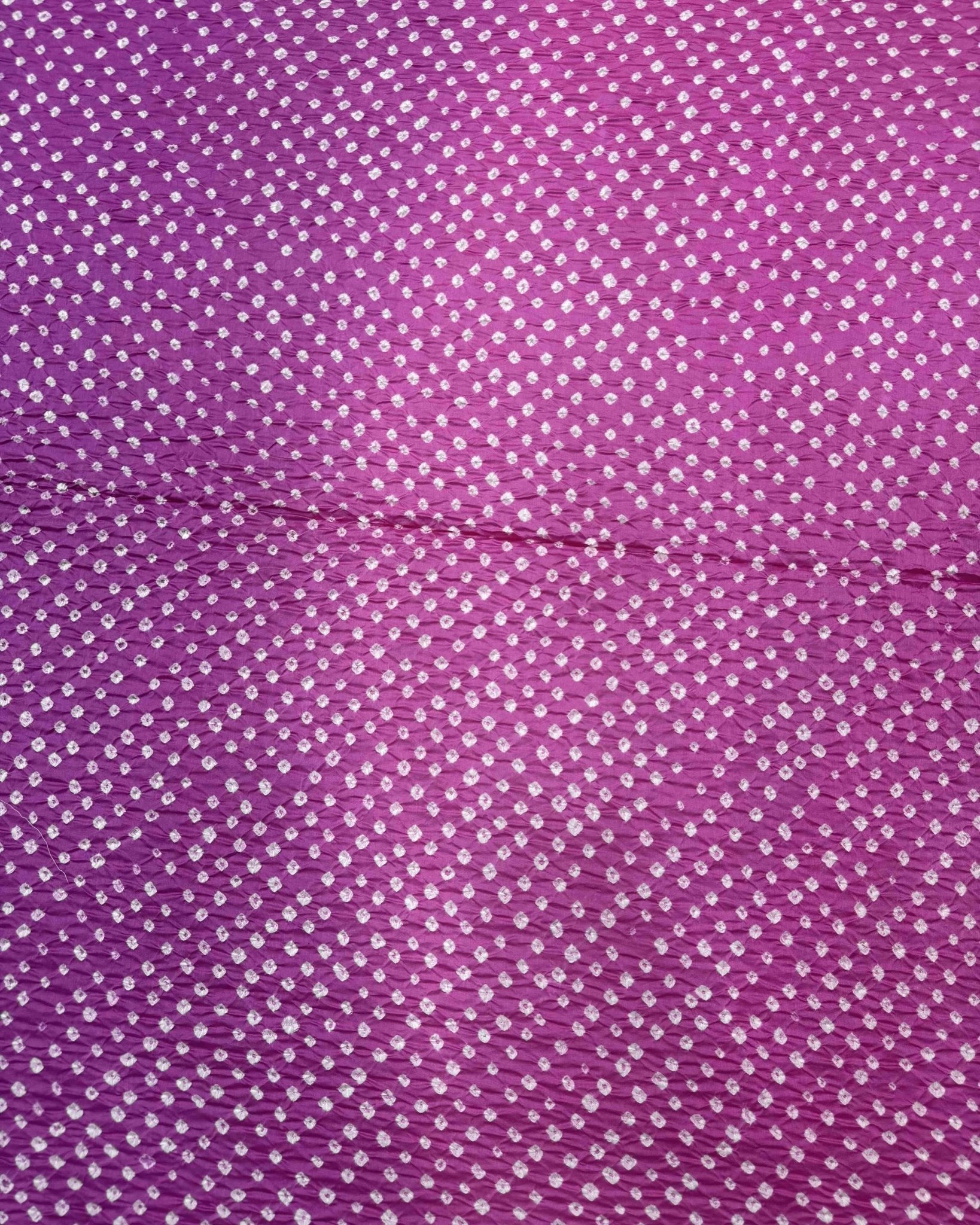 Pink & Purple Shaded Chanderi Bandhani Saree - SindhoiPatolaArt