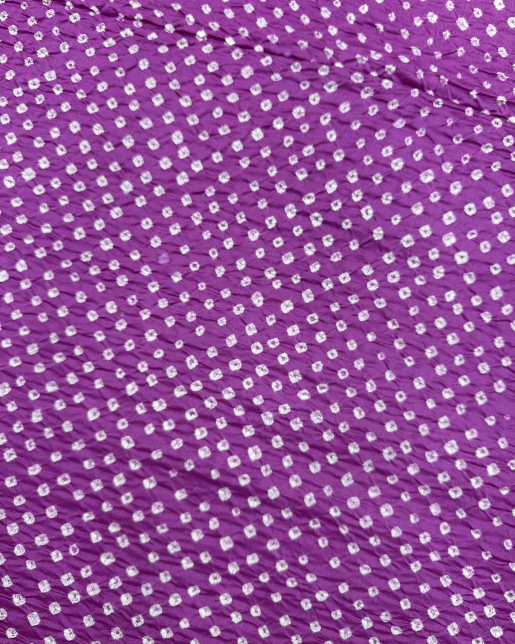Pink & Purple Shaded Chanderi Bandhani Saree - SindhoiPatolaArt