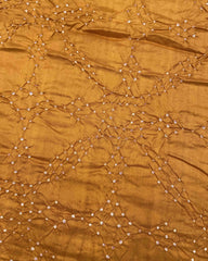 Pink & Rust Bandhani Patola Saree - SindhoiPatolaArt