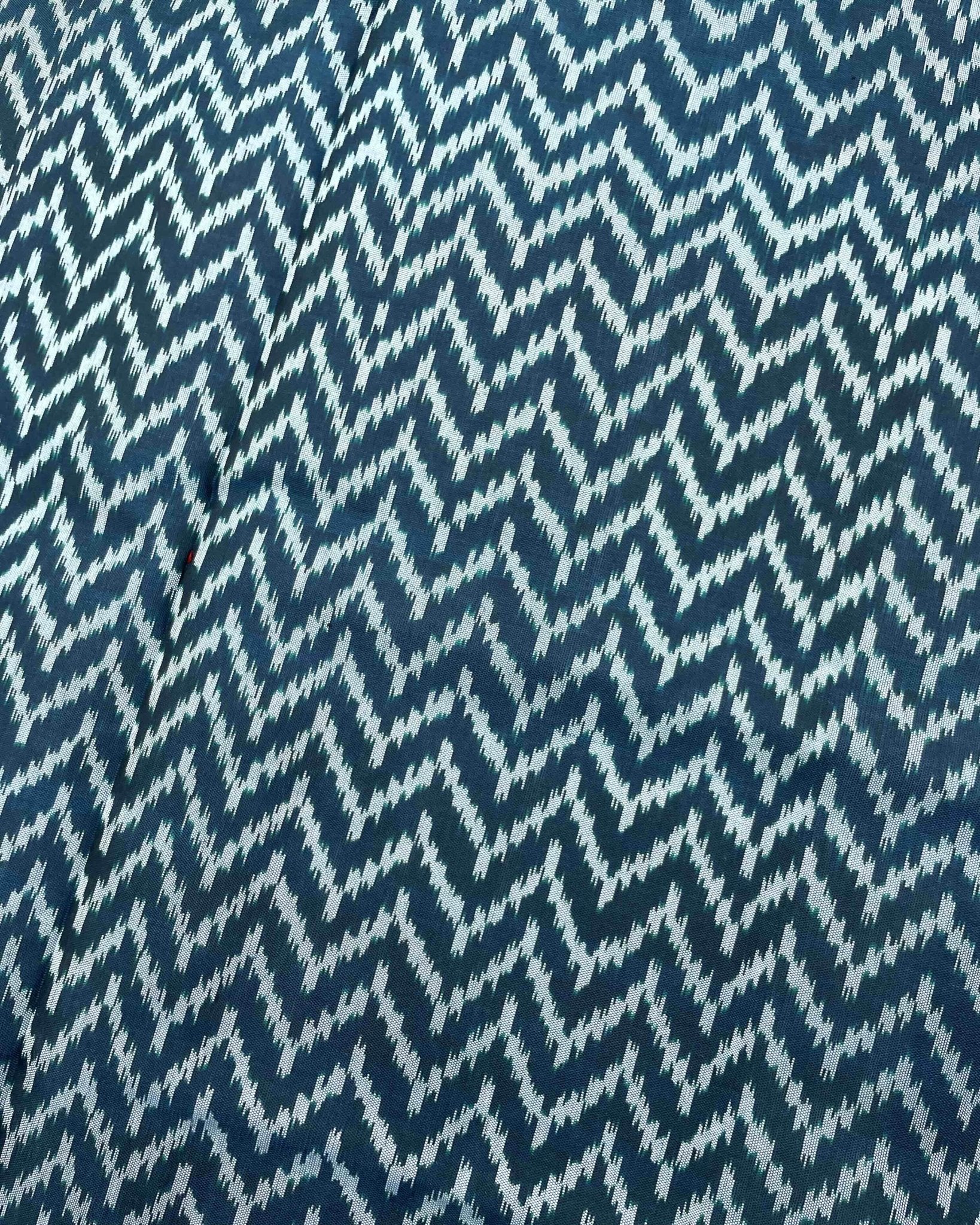 Pink & Turquoise Zig Zag Patola Saree - SindhoiPatolaArt