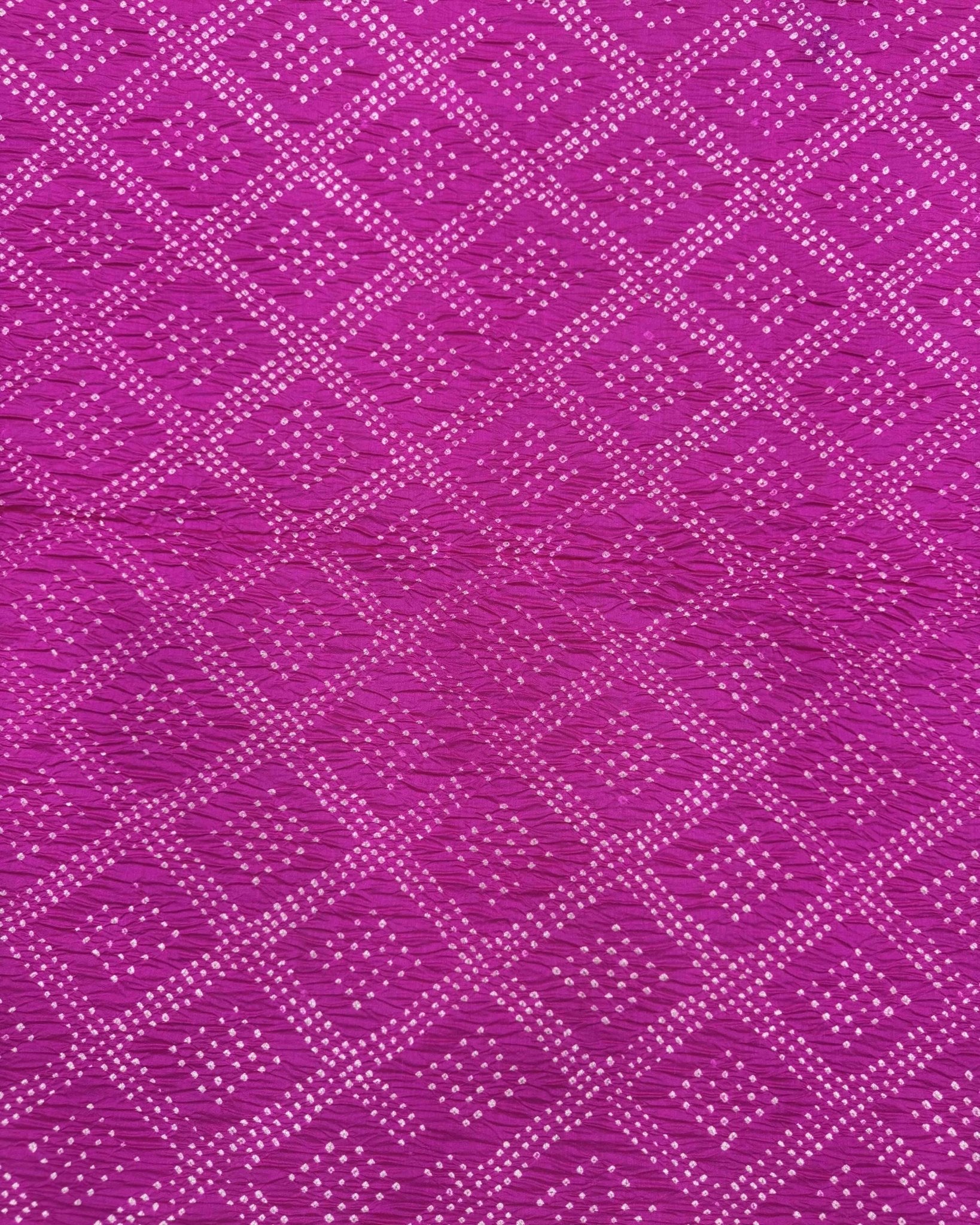 Pink Tussar Bandhani Saree - SindhoiPatolaArt