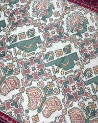 Pink & White Big Figure Narikunj Designer Patola Saree - SindhoiPatolaArt
