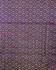 Purple Booty Patola Dupatta - SindhoiPatolaArt