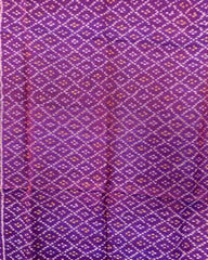 Purple Booty Patola Stole - SindhoiPatolaArt
