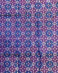 Purple Buttonful Design Patola Dupatta - SindhoiPatolaArt