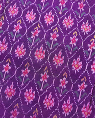 Purple Darambatt Design Patola Saree - SindhoiPatolaArt