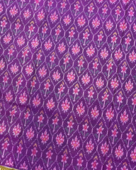 Purple Darambatt Design Patola Saree - SindhoiPatolaArt