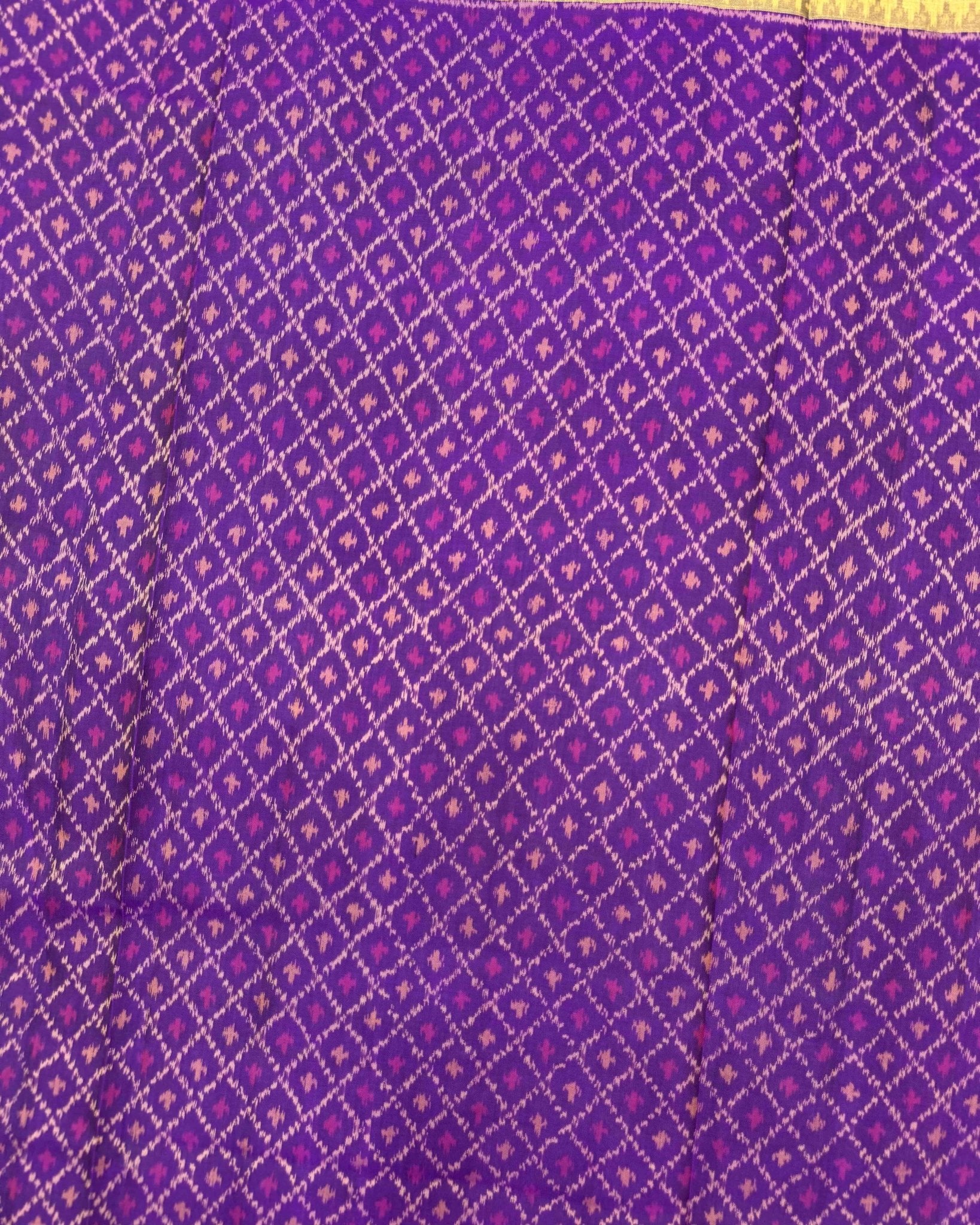 Purple Dariya Bhatt Patola Saree - SindhoiPatolaArt