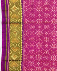 Purple Fancy Designer Patola Saree - SindhoiPatolaArt