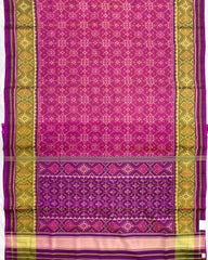 Purple Fancy Designer Patola Saree - SindhoiPatolaArt