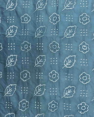 Purple & Grey Bandhani Patola Dupatta - SindhoiPatolaArt