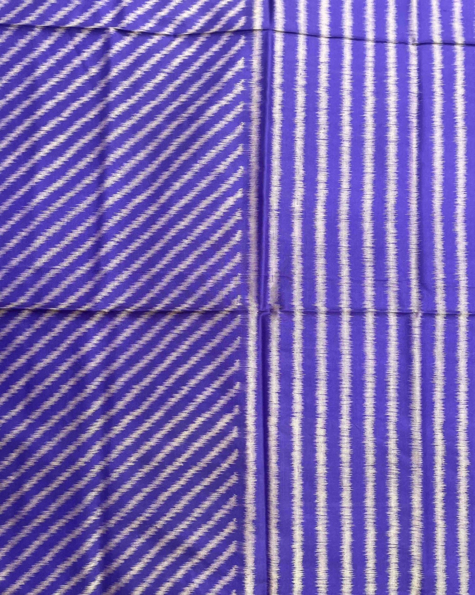 Purple Lining Patola Dupatta - SindhoiPatolaArt
