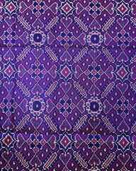 Purple Manekchowk Patola Dupatta - SindhoiPatolaArt