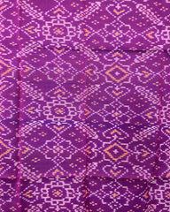 Purple Manekchowk Patola Stole - SindhoiPatolaArt