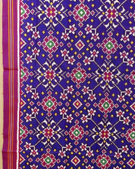 Purple Navratan Designer Patola Dupatta - SindhoiPatolaArt
