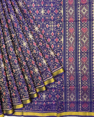 Purple New Fancy Design Patola Saree - SindhoiPatolaArt