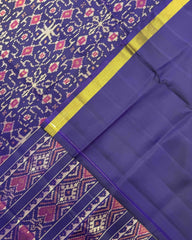 Purple New Fancy Design Patola Saree - SindhoiPatolaArt