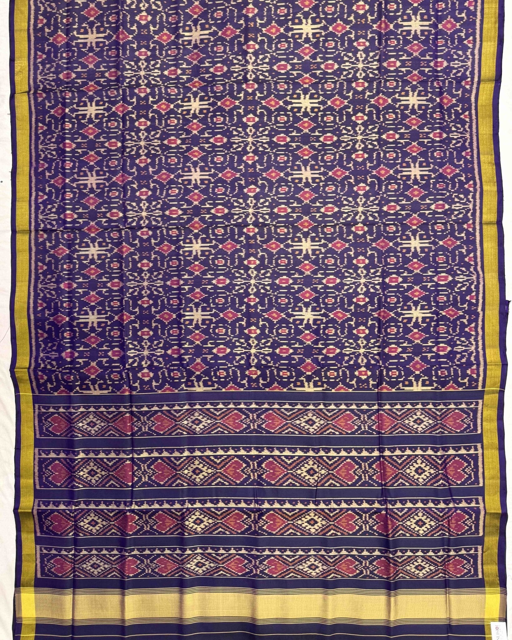 Purple New Fancy Design Patola Saree - SindhoiPatolaArt