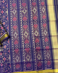 Purple New Fancy Design Patola Saree - SindhoiPatolaArt