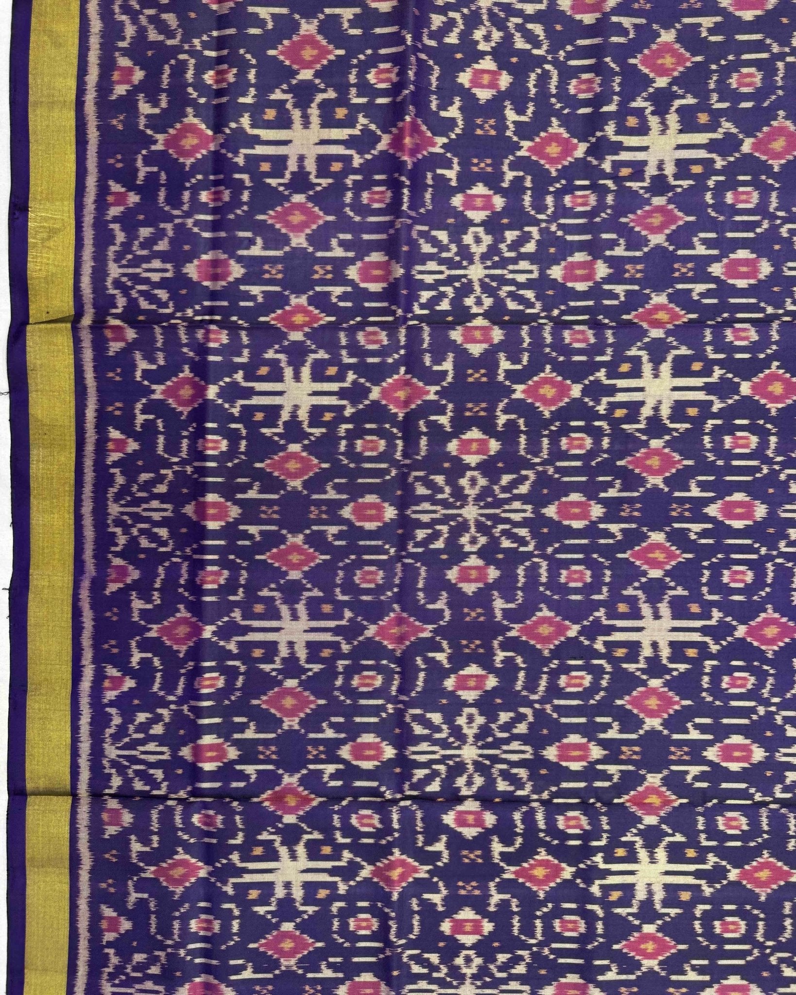 Purple New Fancy Design Patola Saree - SindhoiPatolaArt