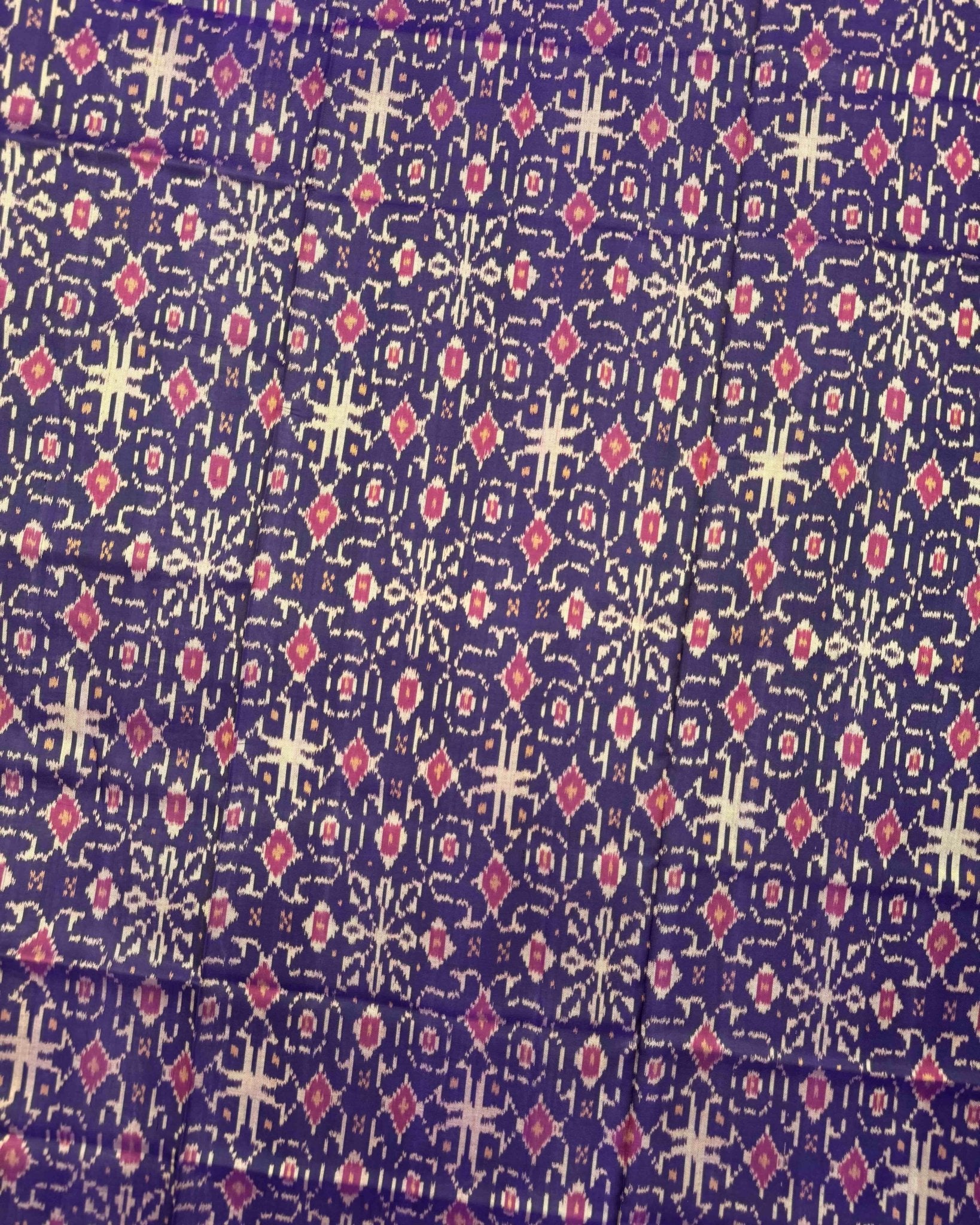 Purple New Fancy Design Patola Saree - SindhoiPatolaArt